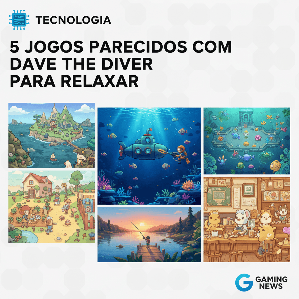 5 jogos parecidos com Dave the Diver para relaxar e explorar novos horizontes