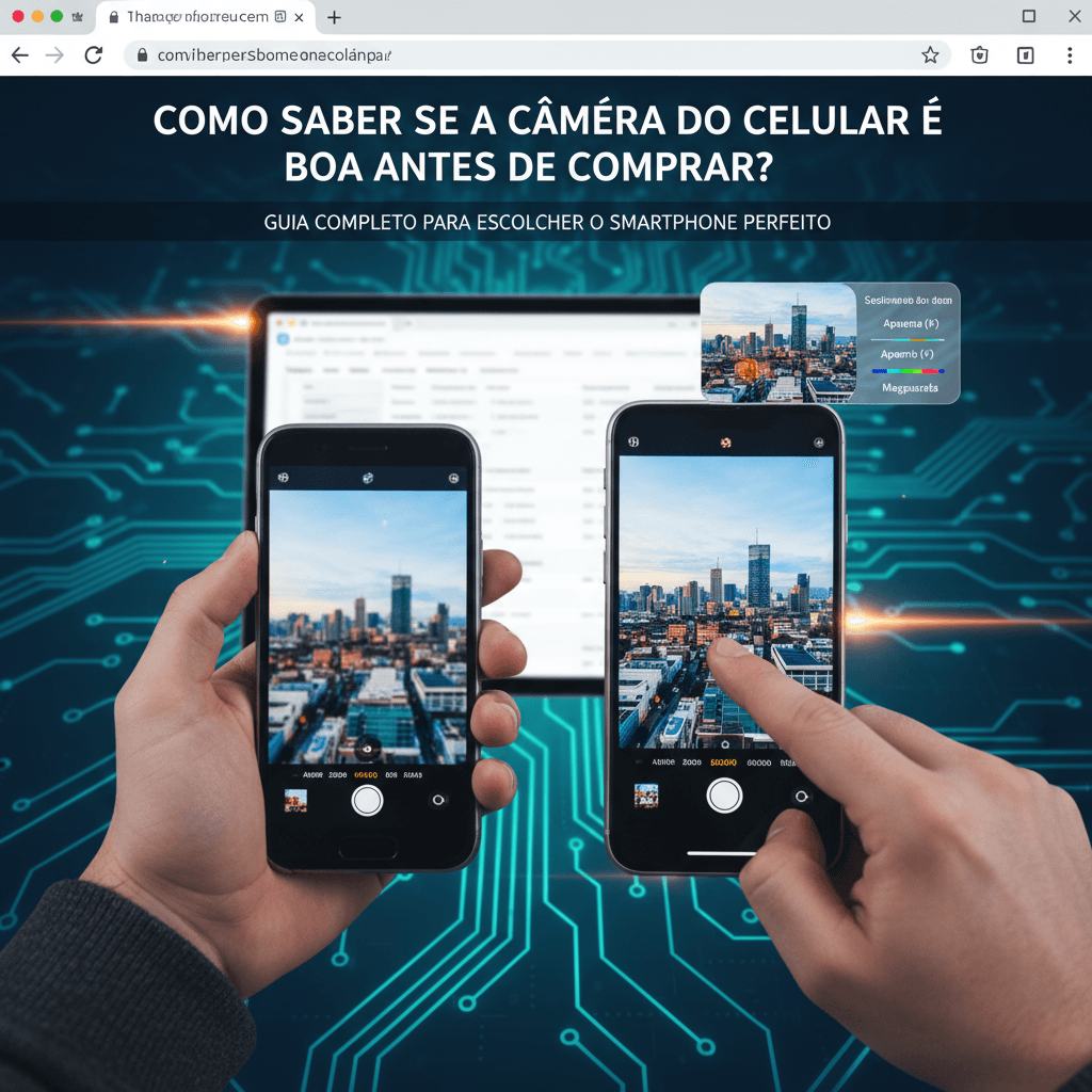 Como avaliar a câmera do celular antes de comprar sem se enganar por megapixels