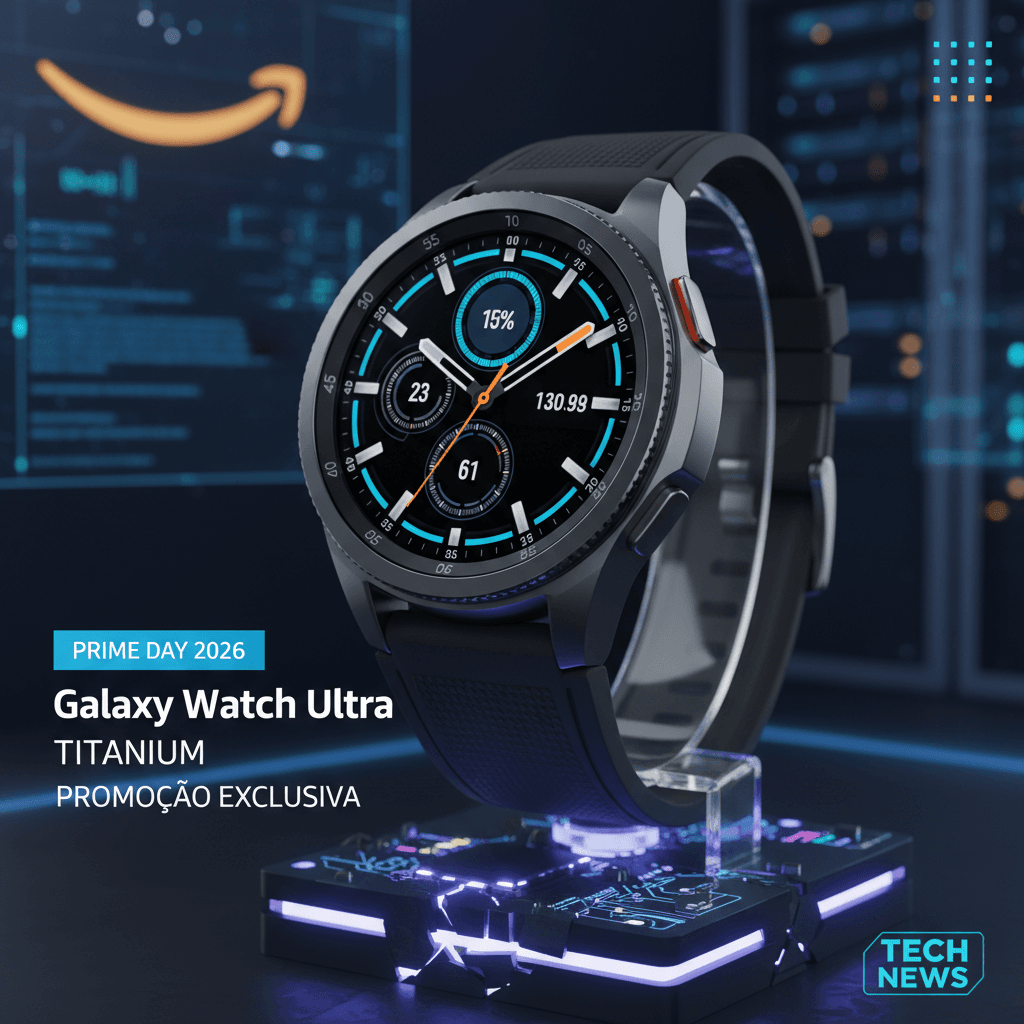 Galaxy Watch Ultra com Titânio em Oferta de 65% no Prime Day 2026