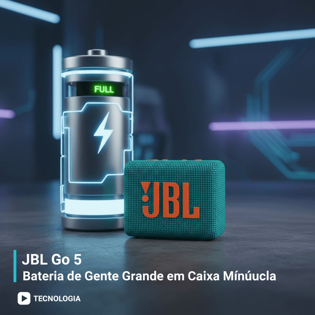 JBL Go 5: Bateria de Oito Horas em Caixa de Som Ultraportátil