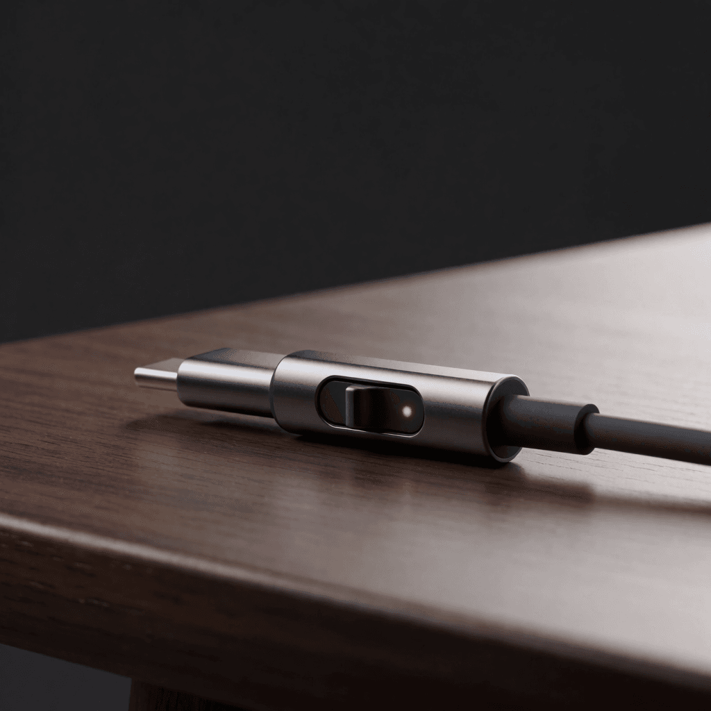 Rubio lança cabo USB com kill switch físico para proteger dados contra acessos remotos