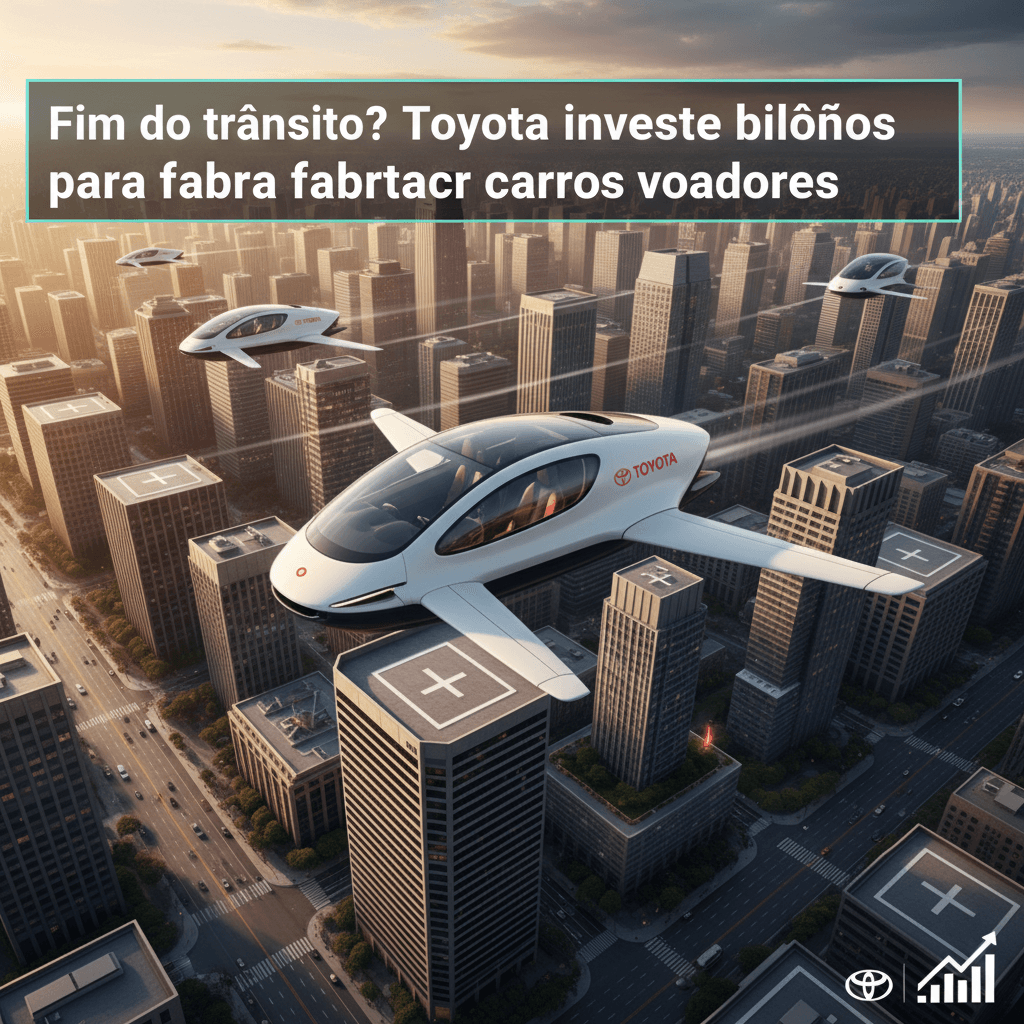 Toyota e Joby Aviation Unem Forças para Produzir Carros Voadores em Escala